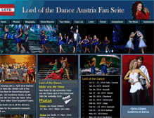 Tablet Screenshot of lordofthedance.at